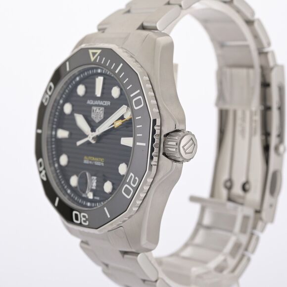 TAG Heuer Aquaracer WBP201A Black Ceramic 43mm Men's Auto Watch Box & Papers - Picture 6 of 15